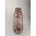 Leopard Glass Vase for modern home decoration